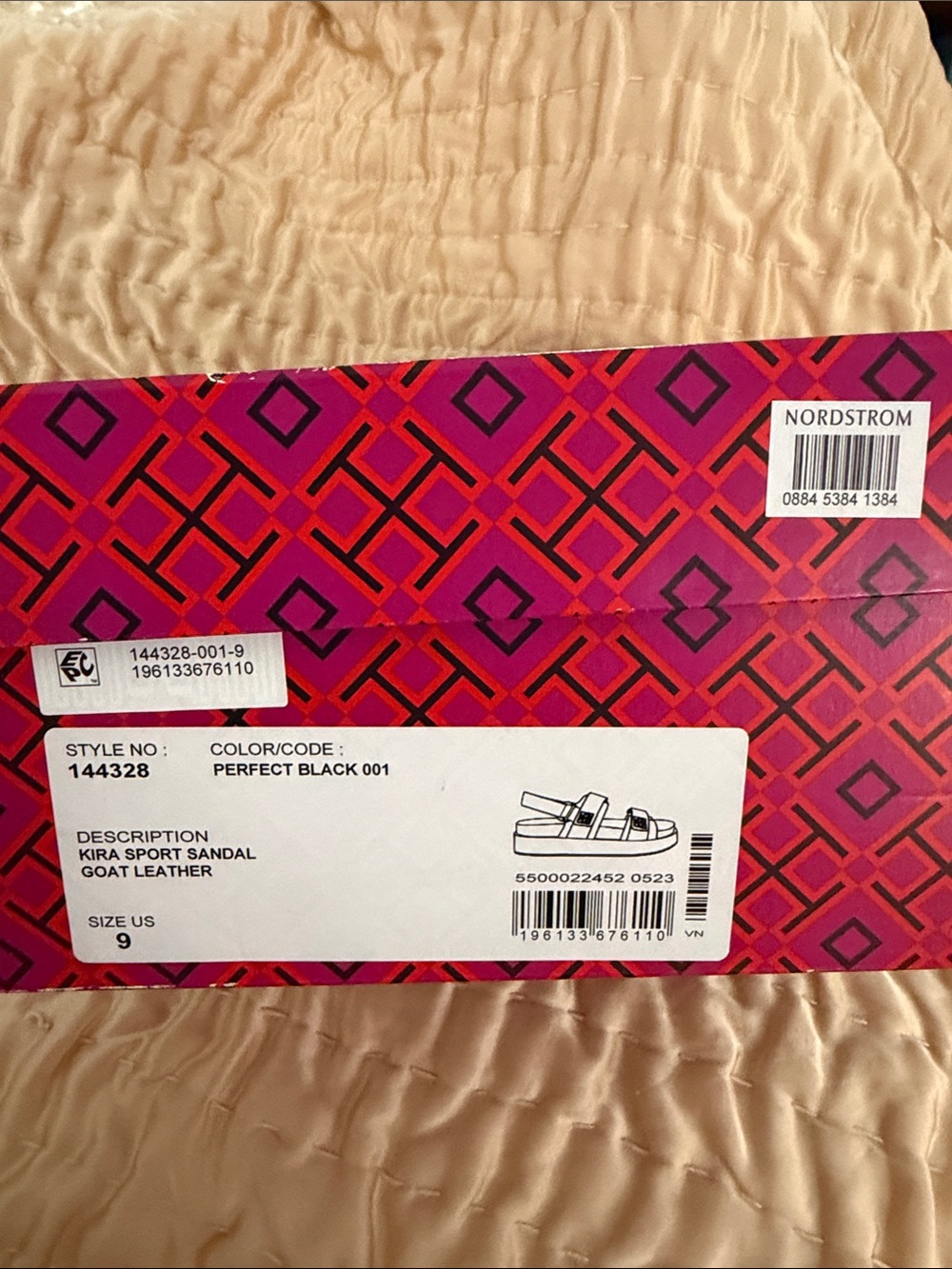 Tory Burch Kira Sport Sandals in Perfect Black - Picture 13 of 14